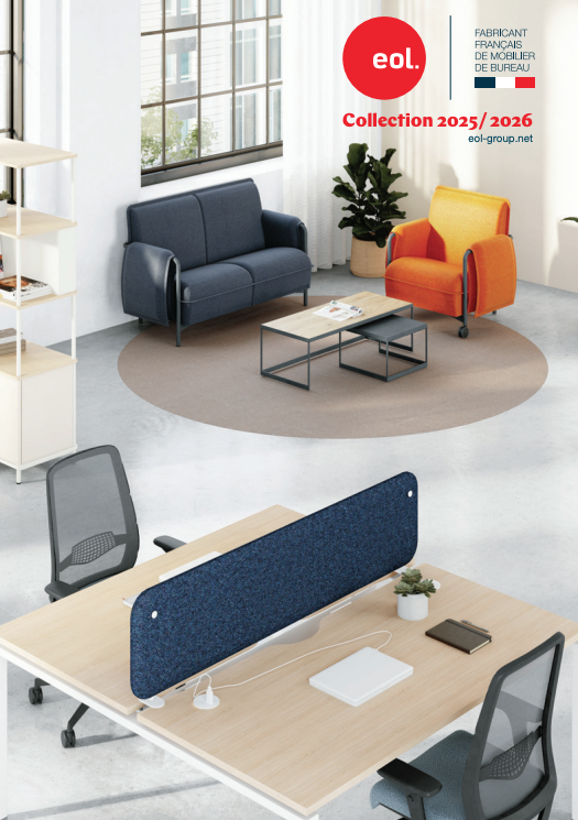 couverture du catalogue mobilier chez Eol edition 2025 / 2026